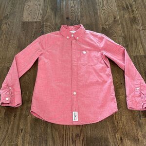 Abercrombie kids button downs shirt. Washed red. Sz 9/10